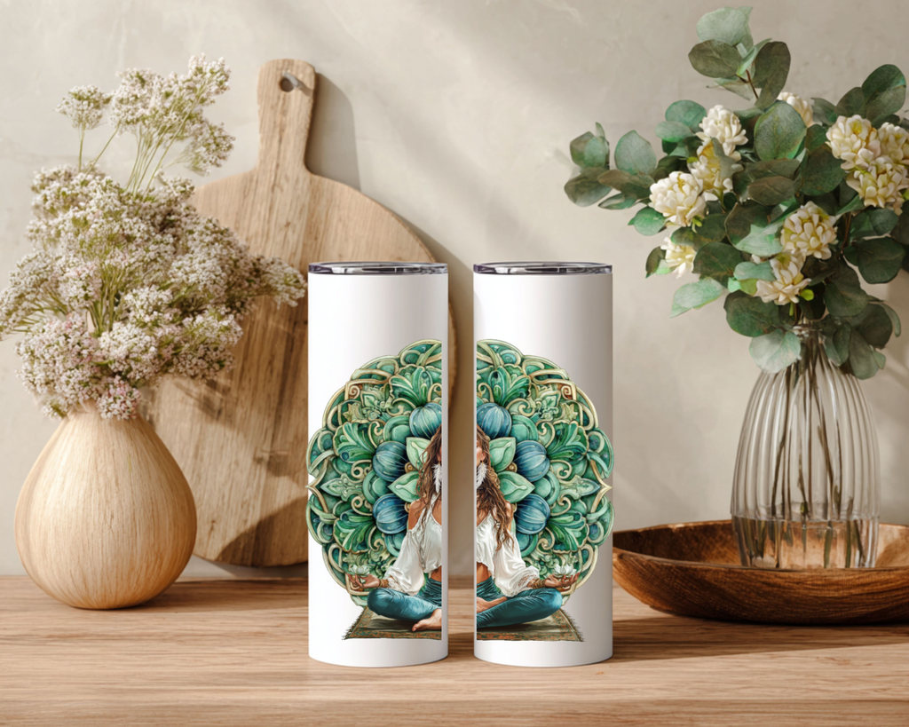 Boho Tumbler Happiness