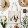 Flapper Girl Tote Bags - Taking in the moment