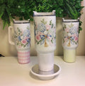 Tumbler with Golf and Hummingbird motif