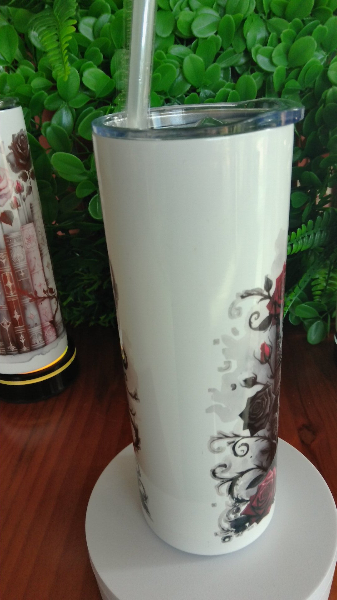 Moody Dark Tumbler - Purple Rose