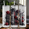 Moody Dark Tumbler - The Skull