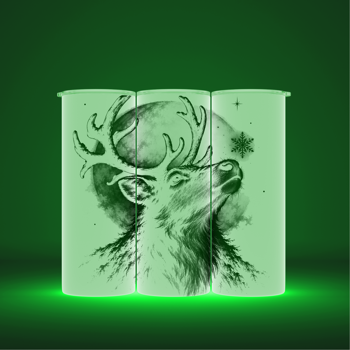 Glow in the Dark Tumbler -Sled 1