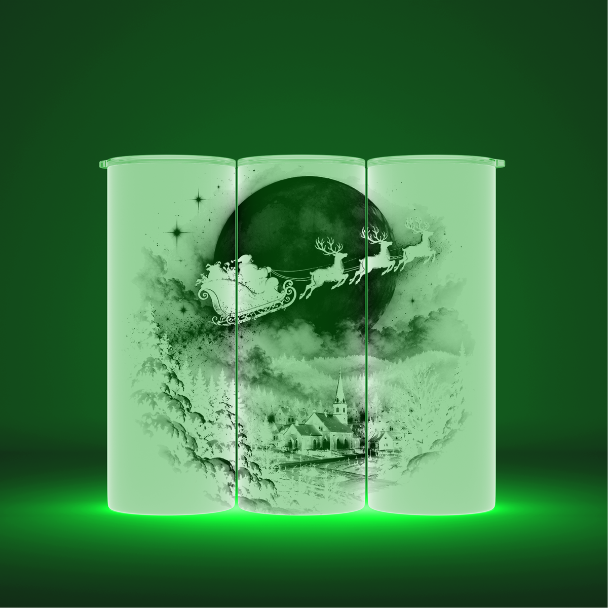 Glow in the Dark Tumbler- Sled